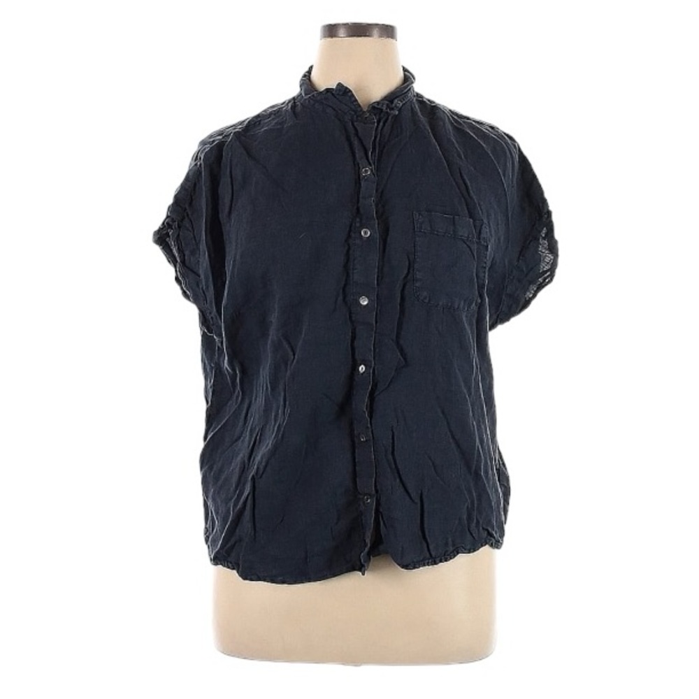 Velvet by Graham & Spencer Linen Short Sleeve Shirt size XL